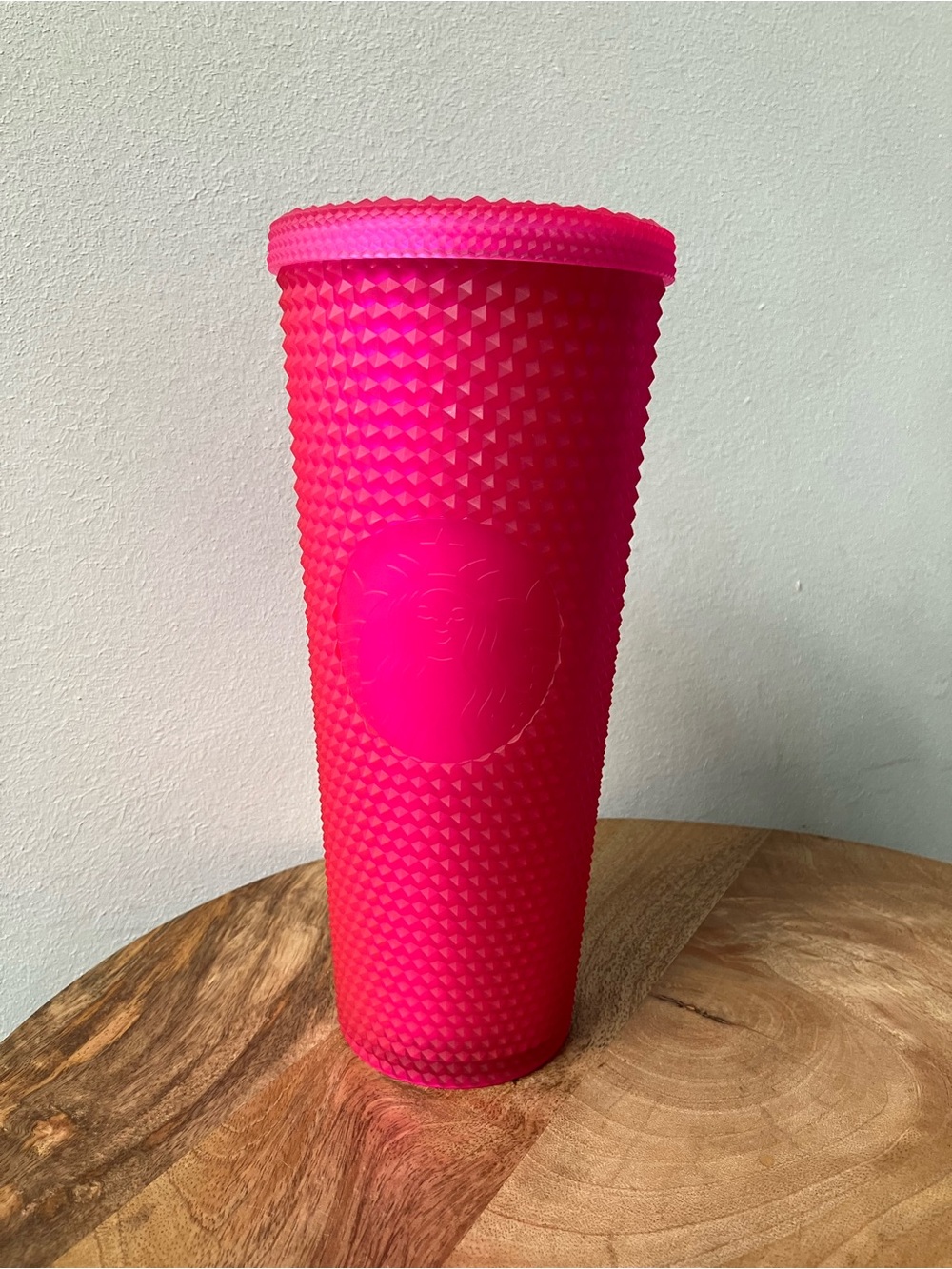 Starbucks | Hot Pink Matte Soft Touch Studded Venti Tumbler 24oz Venti Cold
